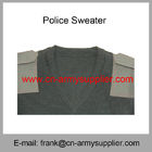 Wholesale Cheap China Military Wool Acrylic Police Army Olive Green Sweater