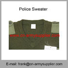 Wholesale Cheap China Military Wool Acrylic Police Army Green Pullover