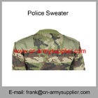 Wholesale Cheap China Military Wool Polyester Police Army Camouflage Jumper