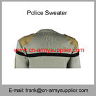 Wholesale Cheap China Military Wool Police Army Tan Desert Brown Khaki Sweater