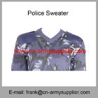 Wholesale Cheap China Military Wool Acrylic Police Army Navy Camouflage Sweater