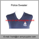 Wholesale Cheap China Military Wool Acrylic Polyester Police Army Navy Sweater