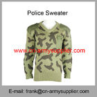 Wholesale Cheap China Military Wool Acrylic Polyester Army Camo Police Cardigan