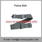 Wholesale Cheap China Army Green Military Polyester PP Metal Buckle Police Belt