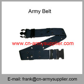 Wholesale Cheap China Army Navy Blue Military Metal Bucklet Police Tactical Belt