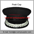 Wholesale Cheap China Army Silver Thread Color Military Police Peak Service Cap