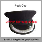 Wholesale Cheap China Military Silver Thread Color Army Police Peak Service Cap