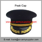 Wholesale Cheap China Army Golden Thread Color Ceremony  Police Peak Service Cap