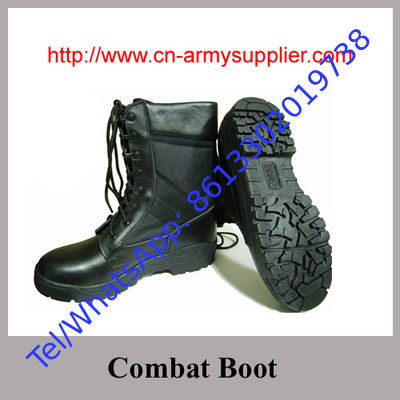 Low Heel Height Round Toe Military Boot for Comfortable Wear in Harsh Environments