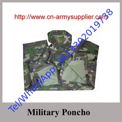 Middle Pants and Military Poncho Military Outdoor Equipment with Waterproof Fabric