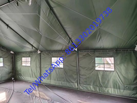 Heavy-duty Soldier Outdoor Shelter in Oxford or PVC Fabric for Tough Conditions