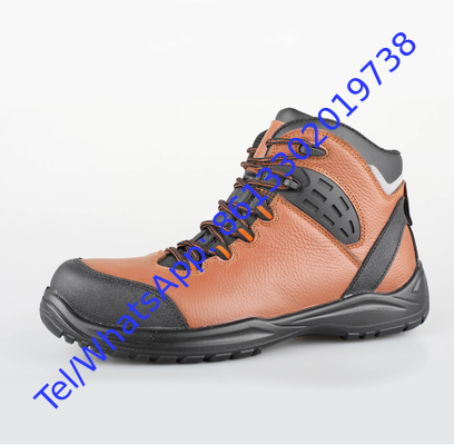 Puncture-Resistant Real Leather Work Boots Safety Shoes Ideal Footwear Solution for Construction Mining and Manufacturing Industries