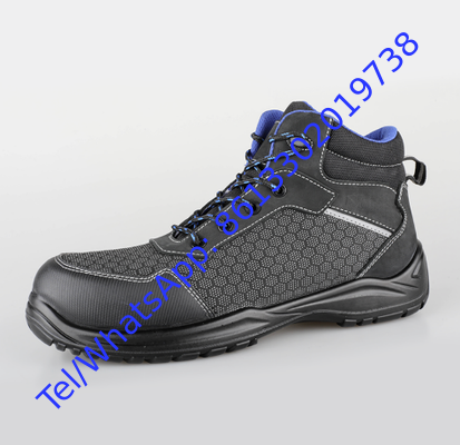Puncture-Resistant Real Leather Work Boots Safety Shoes Ideal Footwear Solution for Construction Mining and Manufacturing Industries