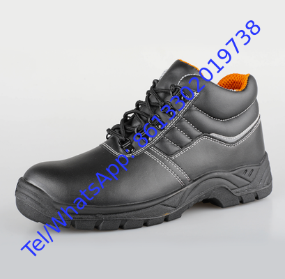 Puncture-Resistant Real Leather Work Boots Safety Shoes Ideal Footwear Solution for Construction Mining and Manufacturing Industries