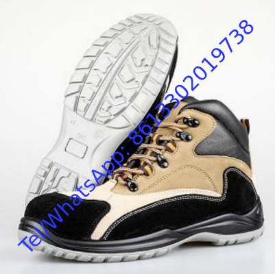 Black Safety Shoes Steel Toe Cap Safety Work Boots Durable Comfortable Protective Footwear for Industrial Construction and Warehouse