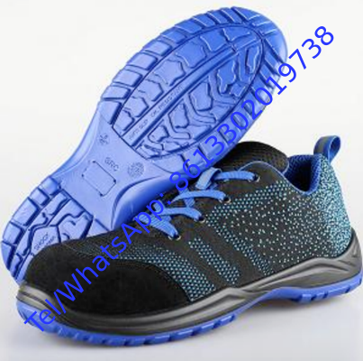 Black Safety Shoes Steel Toe Cap Safety Work Boots Durable Comfortable Protective Footwear for Industrial Construction and Warehouse