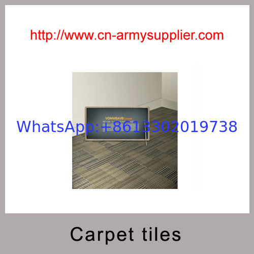 Customerized home commercial plain jacquard carpet tiles with backing
