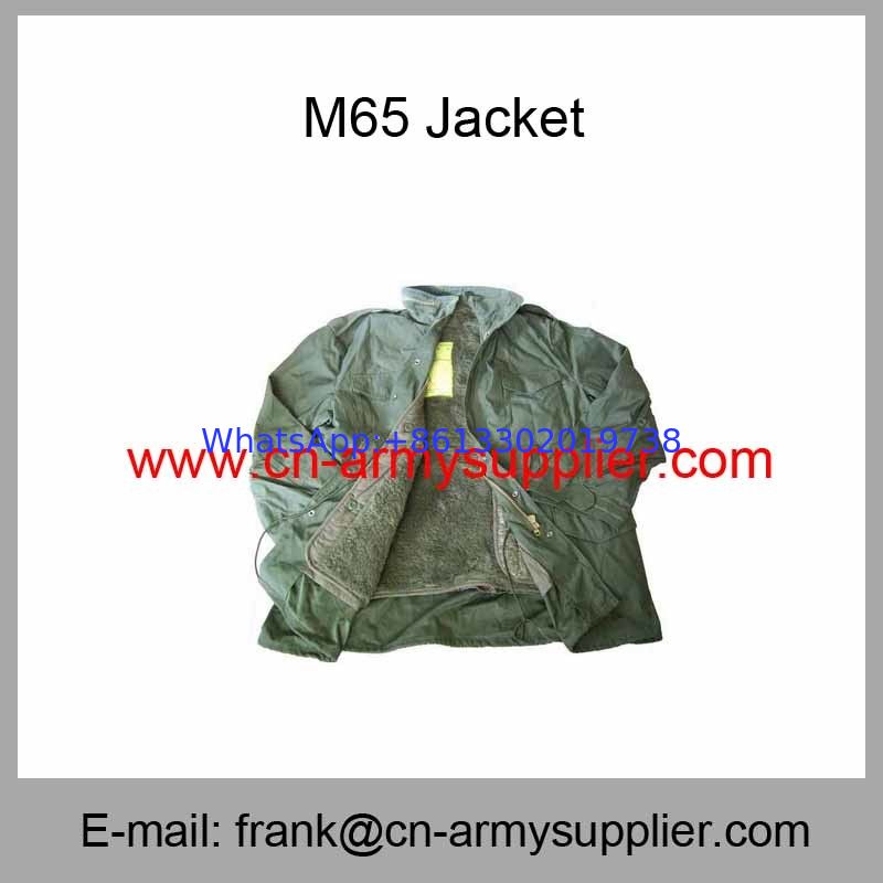 Wholesale Cheap China Army Green Nylon Cotton Police Jacket With Liner