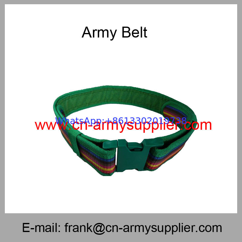 Wholesale Cheap China Multi-Color Kenya Army Police PP Webbing Belt