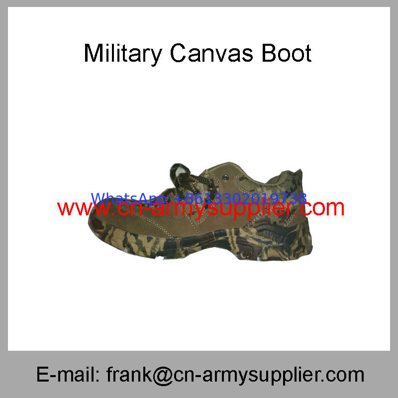 Wholesale Cheap China Military Light Weight Army Police Training Canvas Shoes