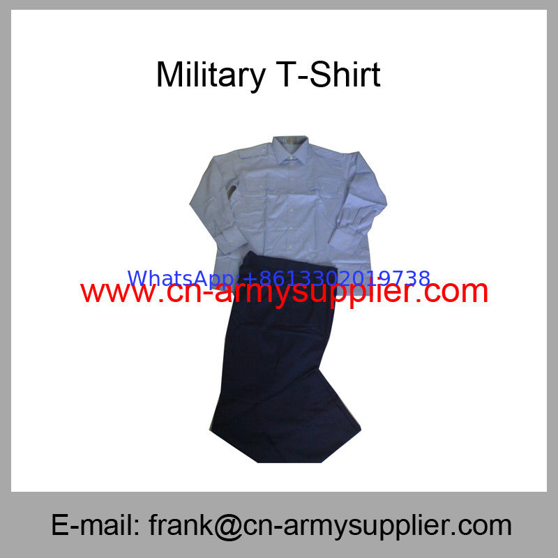 Wholesale Cheap China Military Wool Cotton Polyester Army Police Officer Shirt