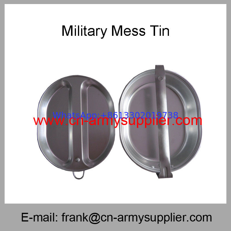 Wholesale Cheap China Army Aluminum Stainless Steel Police Military Mess Kits