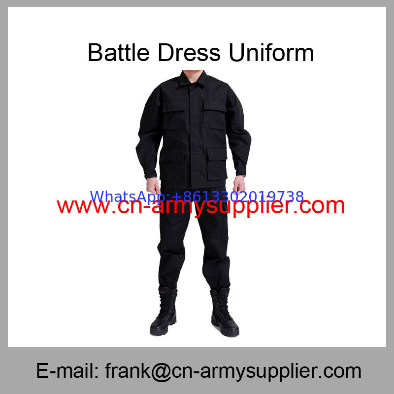 Wholesale Cheap China Military Navy Blue Police Army Battle Dress Uniform BDU