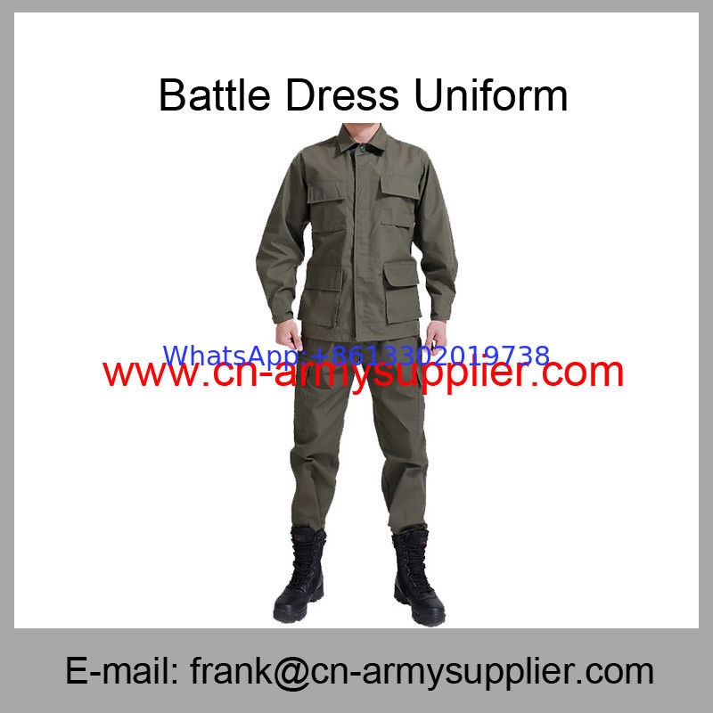 Wholesale Cheap China Army Green Twill Military Police Battle Dress Uniform BDU