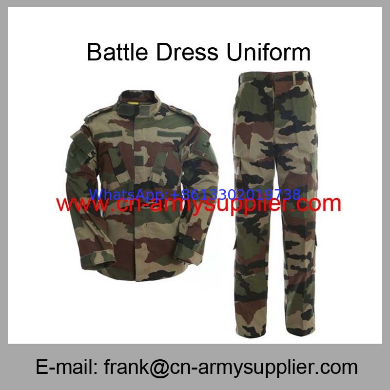 Wholesale Cheap China Military French Army Camouflage Police Combat Uniform ACU