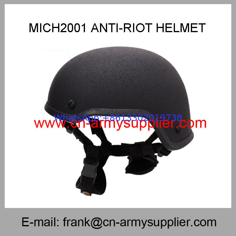 Wholesale Cheap China Army Black Color Mich2001 Police Tactical Anti-Riot Helmet