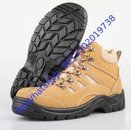 High Slipresistance Safety Shoes Leather Suede Fabric Ideal for Workers Requiring Foot Protection in Slippery Conditions