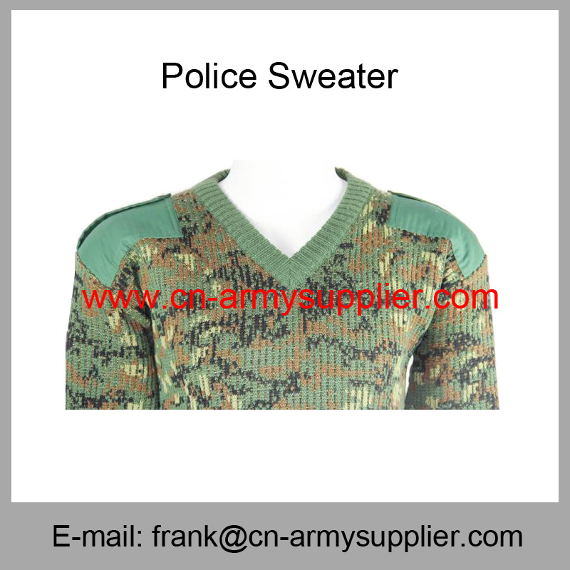 Wholesale Cheap China Military Wool Police Army Digital Camouflage Cardigan