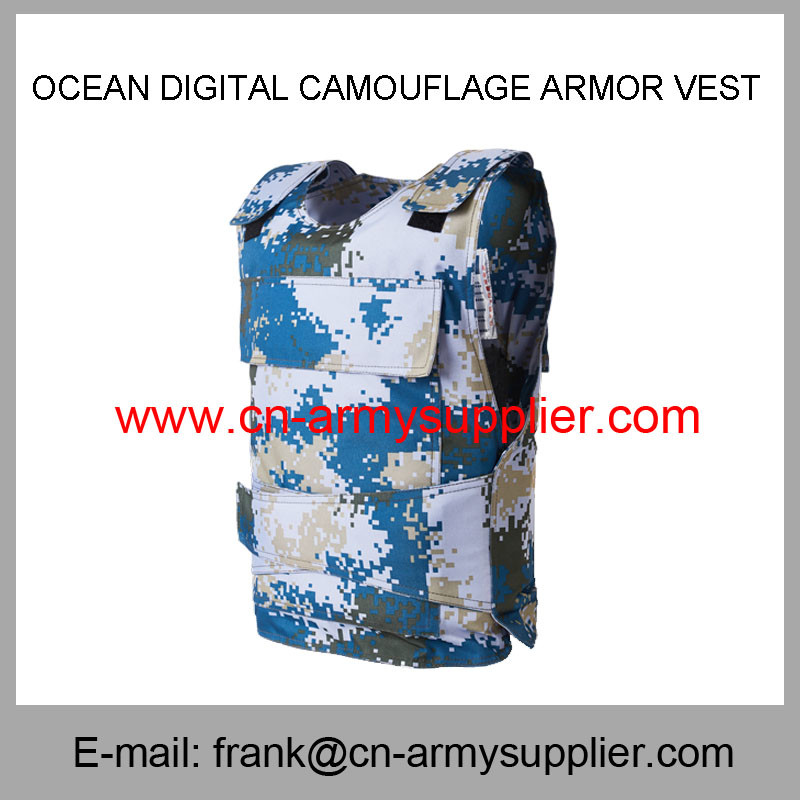 Wholesale Cheap China Military Ocean Digital Camouflage Ballistic Armor Vest